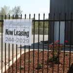 Photo of the now leasing sign